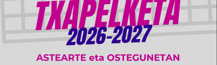 ATSEDENALDIETAKO KIROL TXAPELKETAK